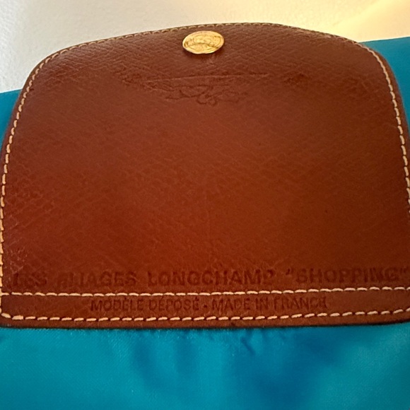 Worn Longchamp Le pliage “shopping “ tote MADE IN FRANCE. Vintage Fabric is worn - Picture 3 of 13